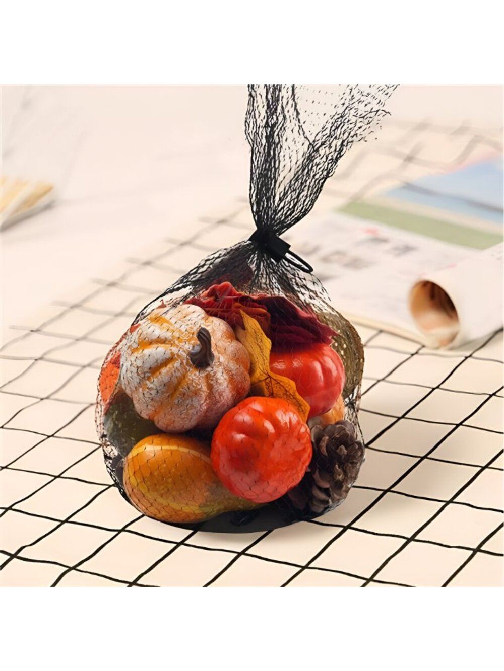 50 PCS Thanksgiving Artificial Pumpkins and Gourds Set - Picture 2 of 6